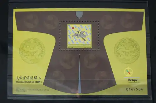 Macau Block 58 mit 986 postfrisch #FO925