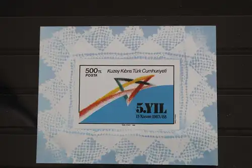 Türkisch-Zypern Block 7 postfrisch #FN205