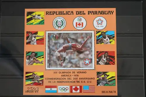Paraguay Block 288 postfrisch #FN221