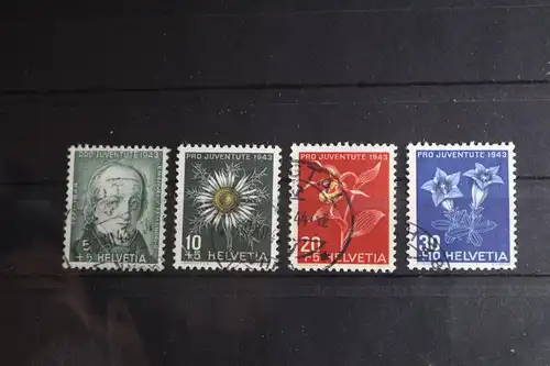 Schweiz 424-427 gestempelt Pro Juventute #FN702