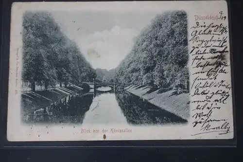 AK Düsseldorf Blick von der Königsallee 1909 #PL988