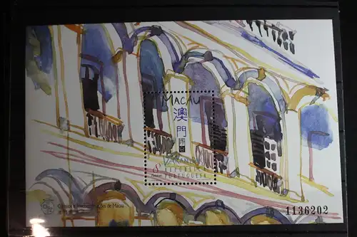 Macau Block 47 mit 931 postfrisch #FS156