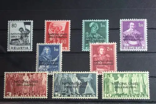 Schweiz Internationale Organisation (ONU/UNO) 12-20 postfrisch #FN777