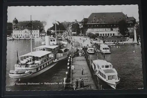 AK Konstanz (Bodensee) Harfenpartie mit Konzil #PM039