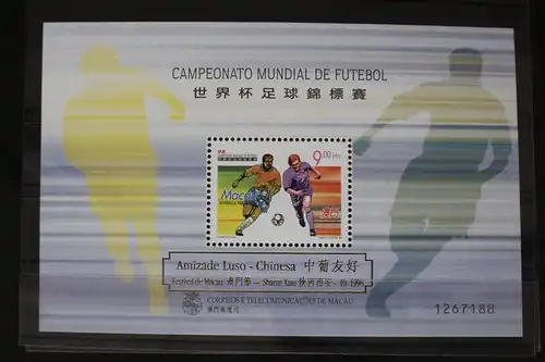 Macau Block 56 mit 976 postfrisch mit Aufdruck #FO904