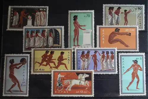 Griechenland 735-744 postfrisch #FN800