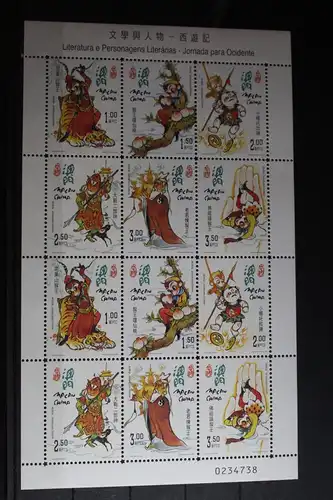 Macau 1099-1104 postfrisch Kleinbogen #FP738