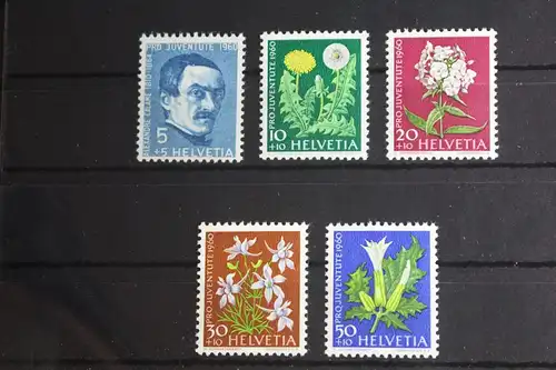 Schweiz 722-726 postfrisch Pro Juventute #FN770