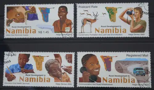 Namibia 1102-1105 gestempelt #FS808