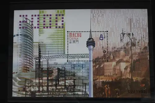 Macau Block 74 mit 1069 postfrisch #FP561