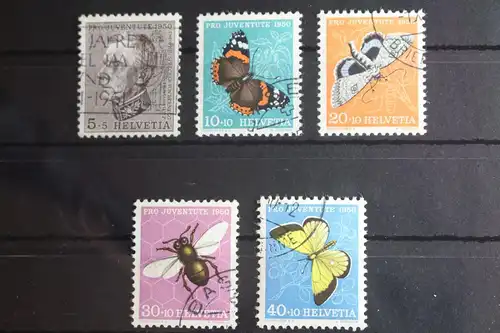 Schweiz 550-554 gestempelt Pro Juventute #FN727