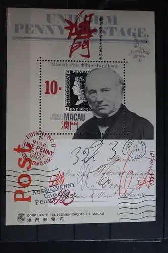 Macau Block 13 mit 644 postfrisch #FS027