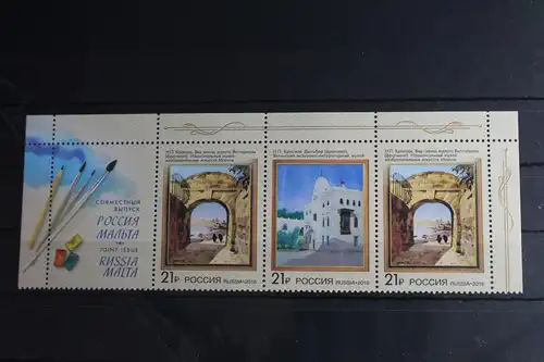 Russland 2307-2308 postfrisch Viererstreifen mit Zf #FO705