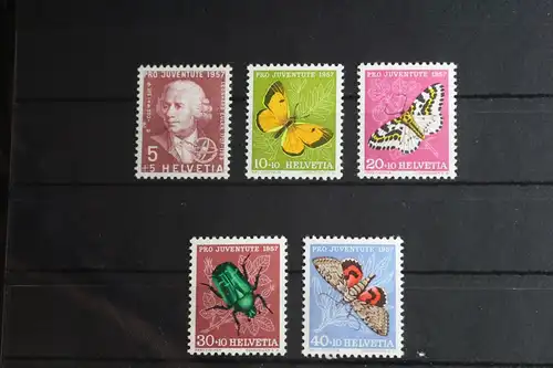 Schweiz 648-652 postfrisch Pro Juventute #FN761