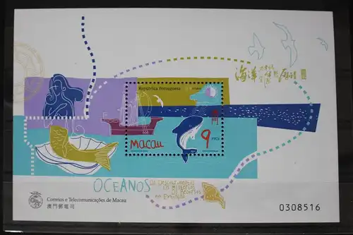 Macau Block 55 mit 971 postfrisch #FO888