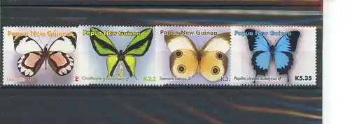 Papua Neuguinea 1198-1201 postfrisch Schmetterlinge #Schm1744