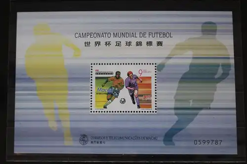 Macau Block 56 mit 976 postfrisch #FO838