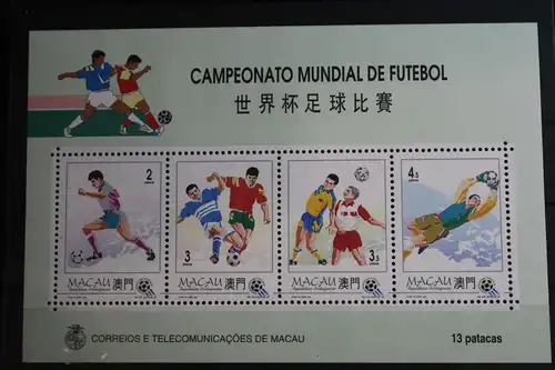 Macau Block 27 mit 759–762 postfrisch #FS084