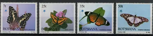 Botswana 351-354 postfrisch Schmetterlinge #Schm1808