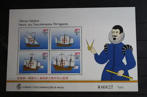 Macau Block 24 mit 739–742 postfrisch #FS072