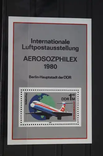 DDR Block 59 mit 2520 postfrisch Luftfahrt #FS297