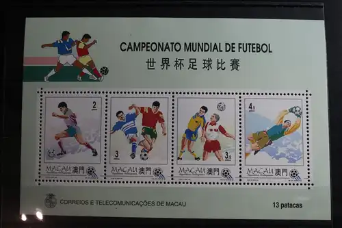 Macau Block 27 mit 759–762 postfrisch #FP931