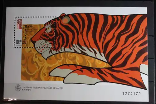 Macau Block 50 mit 947 postfrisch #FS170