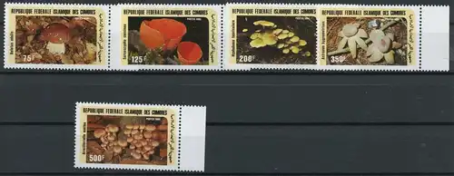 Komoren 762-66 postfrisch Pilze #HE777