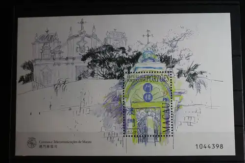 Macau Block 52 mit 959 postfrisch #FS186