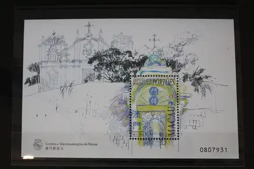 Macau Block 52 mit 959 postfrisch #FO829