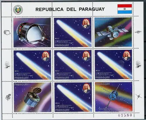 Paraguay KB mit 3974 postfrisch Raumfahrt #HE804