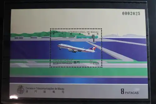 Macau Block 32 mit 831 postfrisch #FP935