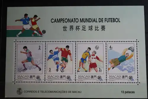 Macau Block 27 mit 759–762 postfrisch #FS080