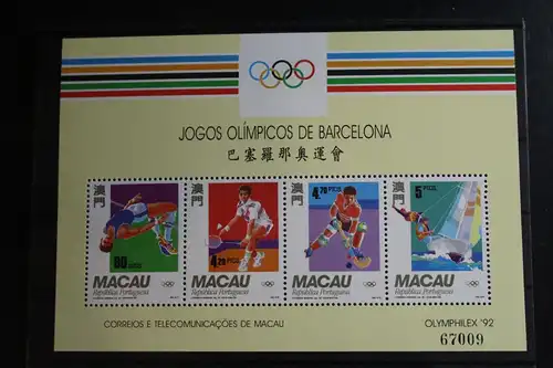 Macau Block 19 mit 702–705 postfrisch #FS057