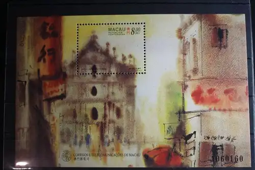 Macau Block 43 mit 903 postfrisch #FS138