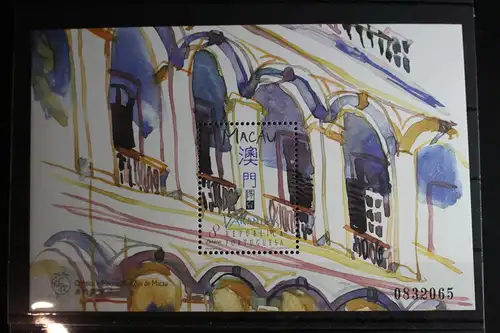 Macau Block 47 mit 931 postfrisch #FS155