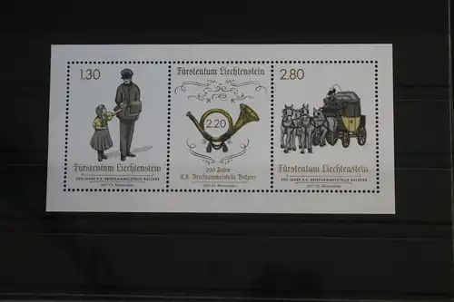 Liechtenstein Block 30 postfrisch #FS890