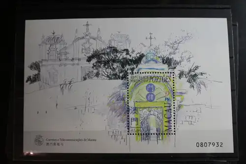 Macau Block 51 mit 954 postfrisch #FP951