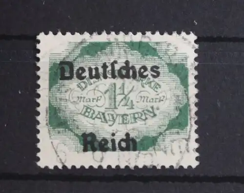 Deutsches Reich Dienstmarken 47I gestempelt geprüft Infla Berlin #FP374