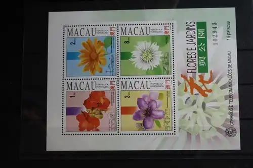 Macau Block 23 mit 735–738 postfrisch #FP926