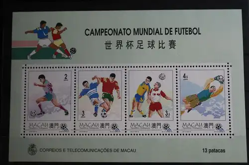 Macau Block 27 mit 759–762 postfrisch #FS081