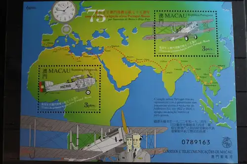 Macau Block 65 mit 1014–1015 postfrisch #FP974