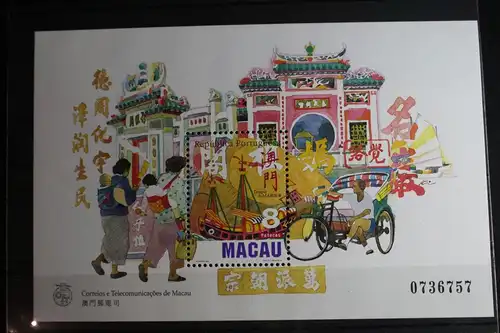 Macau Block 44 mit 912 postfrisch #FS141
