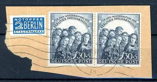 Berlin waag. Paar 73 Kurzbefund Schlegel Briefstück #1B991