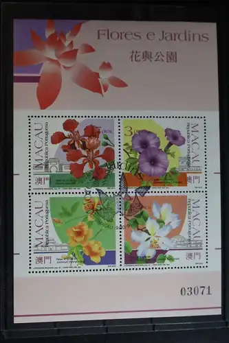 Macau Block 17 mit 680–683 postfrisch #FS050