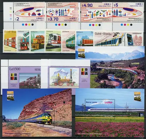 Lot Motiv Eisenbahn postfrisch #GG2014