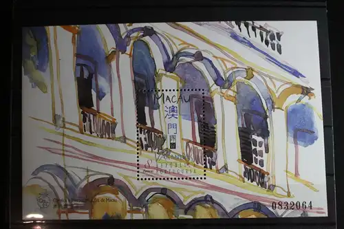 Macau Block 47 mit 931 postfrisch #FS157