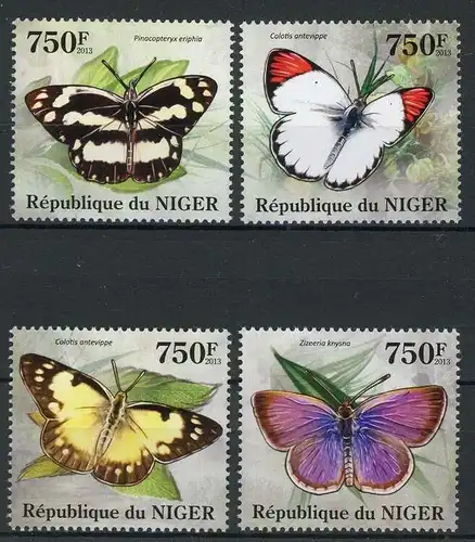 Niger Einzelmarken 2025-2028 postfrisch Schmetterling #HF353