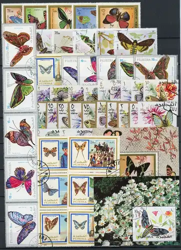 Fujeira Lot Motiv Schmetterling gestempelt #GG2032