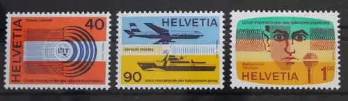 Schweiz Internationale Fernmeldeunion (UIT/ITU) 11-13 postfrisch #FT303